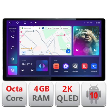 Navigatie dedicata Honda CR-V N-009 Edonav ecran 13" 2K 4+32 Android Waze USB Navigatie 4G 360 Toslink Youtube Radio KIT-009 si E