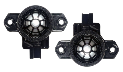 Set 2 Difuzoare tweeter Volvo S/V/XC 2016+, 40 W cu cupolă din titan de 25 mm, Tonuri excelente de înaltă frecvență, Phoenix Gold, ZDSV25T