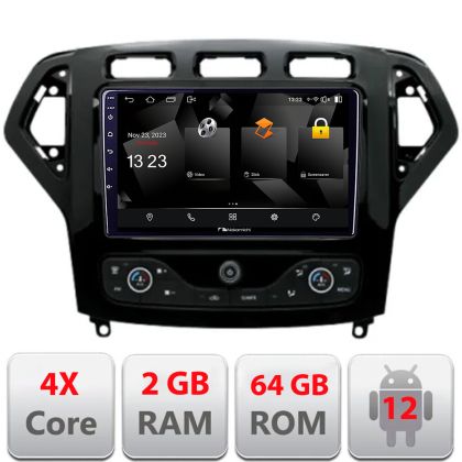 Navigatie Ford Mondeo 2007-2010 Android Ecran 720P Quad Core 2+64 carplay android auto