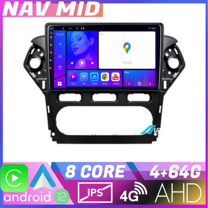 Navigatie Ford Mondeo 2010 2014 KIT MONDEO CLIMA EDOTEC-LITE Android Ecran 720P Octa Core 4 64 Carplay