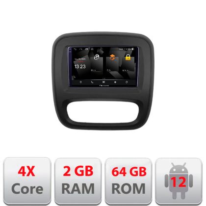 Navigatie Renault Trafic 2014-2017 5230-rt09 Android Ecran 720P Quad Core 2+64 carplay android auto