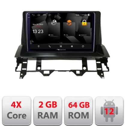 Navigatie Mazda 6 2004-2008 5230-MZD6 Android Ecran 720P Quad Core 2+64 carplay android auto