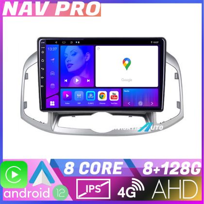 Navigatie MP5 Chevrolet Captiva 2012 2018 Manual KIT 109 EDOTEC-LITE Android Ecran 720P Octa Core 8 128 Carplay