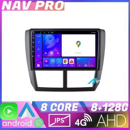Navigatie Subaru Forester 2007 2013 KIT SU01 EDOTEC-LITE Android Ecran 720P Octa Core 8 128 Carplay