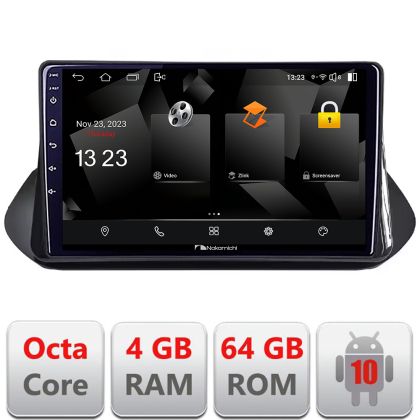 Navigatie Nissan X-trail 2021- Nakamichi NAM5510 Qled Octa Core 720p 4+64 DSP 360 camera carplay android auto