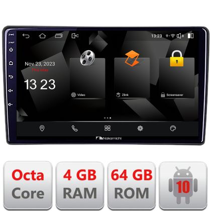 Navigatie VW Passat B5  Nakamichi NAM5510 Qled Octa Core 720p 4+64 DSP 360 camera carplay android auto