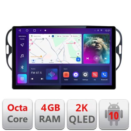 Navigatie dedicata VW Tiguan si Golf Plus 2012-2016 Edonav ecran 13" 2K 4+32 Android Waze USB Navigatie 4G 360 Toslink Youtube Radio KIT-4