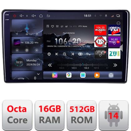 Navigatie Citroen Berlingo Opel Combo 2021- Qled 2K Octa Core 12+256GB LTE 4G DSP Wifi 5Ghz android auto carplay radio gps internet kit-berlingo2021+EDT-E810-2K