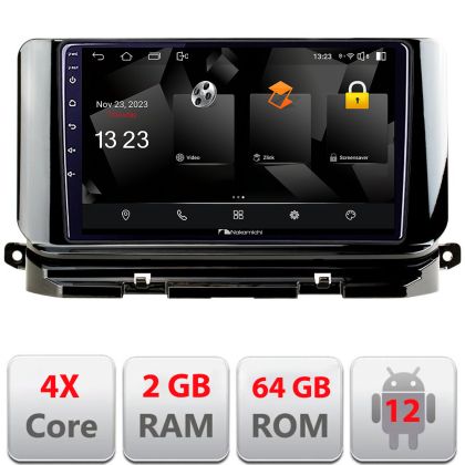 Navigatie Skoda Octavia 4 2020-2024 Android Ecran 720P Quad Core 2+64 carplay android auto