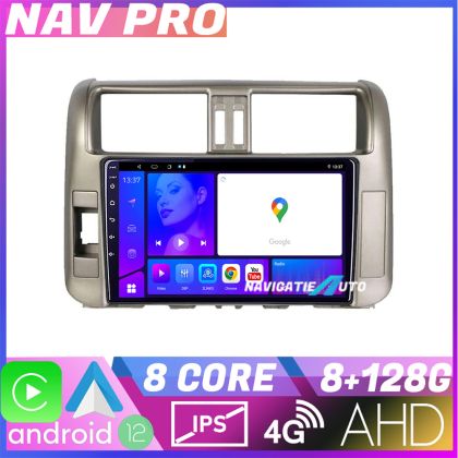 Navigatie Toyota Prado 2010 2013 KIT 347 EDOTEC-LITE Android Ecran 720P Octa Core 8 128 Carplay