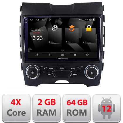 Navigatie Ford Edge 2015-2021 midline 5230-edge-mid Android Ecran 720P Quad Core 2+64 carplay android auto