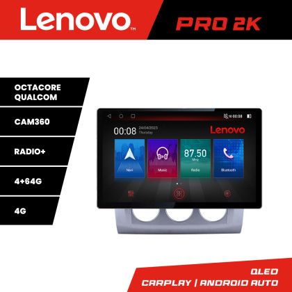 Navigatie Ford Focus clima manuala K-140-manual Lenovo PRO 4+64 13 inch 2K android 4G DSP gps internet 32