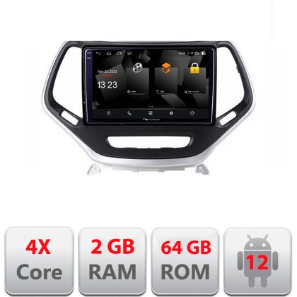 Navigatie Jeep Cherokee 2014-2019 5230-248 Android Ecran 720P Quad Core 2+64 carplay android auto
