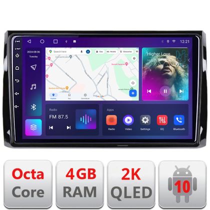 Navigatie Skoda Kodiaq C-KODIAQ Android Octa Core Ecran 2K QLED GPS 4G 4+32GB 360 KIT-KODIAQ+EDT-E410-2K