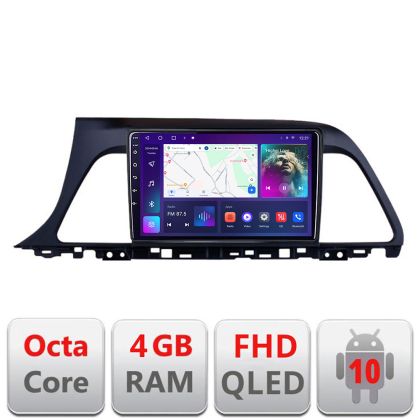 Navigatie Hyundai Sonata B-417 Android Ecran QLED octa core 4+64 carplay android auto KIT-417+EDT-E309V3