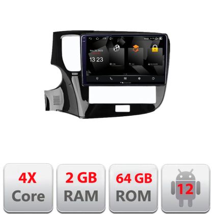 Navigatie Mitsubishi Oultander 2020- 5230-1230-20 Android Ecran 720P Quad Core 2+64 carplay android auto