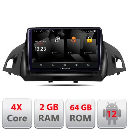 Navigatie Ford Kuga 2013-2017 5230-362 Android Ecran 720P Quad Core 2+64 carplay android auto