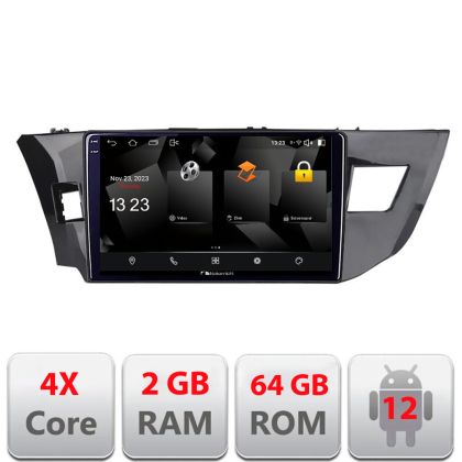 Navigatie Toyota Corolla 2013-2017 5230-470 Android Ecran 720P Quad Core 2+64 carplay android auto