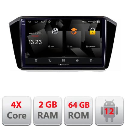 Navigatie VW Passat 2015- 5230-518 Android Ecran 720P Quad Core 2+64 carplay android auto