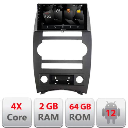 Navigatie Jeep Commander Android radio gps internet quad core 2+64 carplay android auto