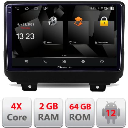 Navigatie Jeep Wrangler 2018- 5230-WRANGLER Android Ecran 720P Quad Core 2+64 carplay android auto