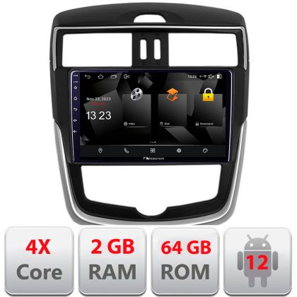 Navigatie Nissan Pulsar 2014-2018 Android Ecran 720P Quad Core 2+64 carplay android auto