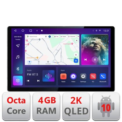Navigatie dedicata Opel Antara N-019 Edonav ecran 13" 2K 4+32 Android Waze USB Navigatie 4G 360 Toslink Youtube Radio KIT-019 si