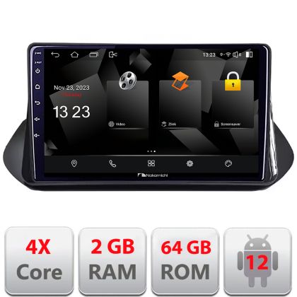 Navigatie Nissan X-trail 2021- Nakamichi Android Ecran 720P Quad Core 2+64 carplay android auto NAM5230