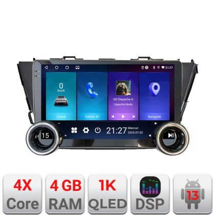 Navigatie Toyota Prius 5 PLus Kit-prius5-plus Edotec  4+64 10.5 inch Incell 1K android Wifi 5Ghz gps internet