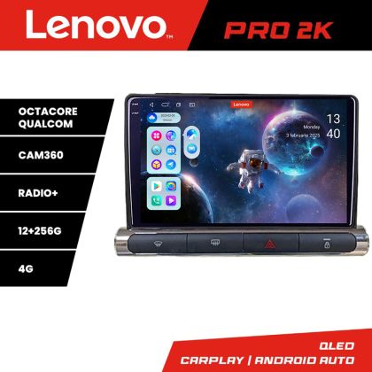 Navigatie Citroen C3 2017-2024 ecran color de fabrica Lenovo Qled 2K Octa Core 12+256 360 DSP ADAS carplay android auto radio internet Kit-+PRO-2K-9-12+256
