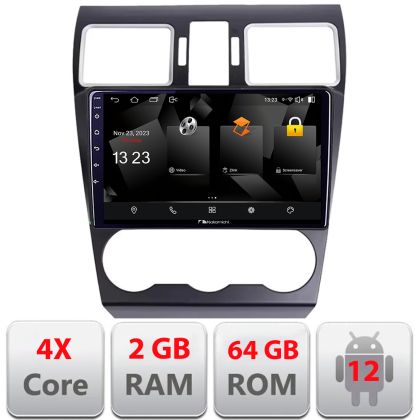 Navigatie Subaru Forester XV Nakamichi Android Ecran 720P Quad Core 2+64 carplay android auto NAM5230