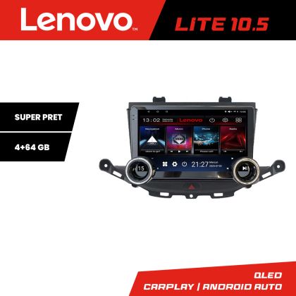 Navigatie Opel Astra K Kit-ASTRAK Lenovo  8 core 4+64 10.5 inch Incell 1K android Wifi 5Ghz gps internet