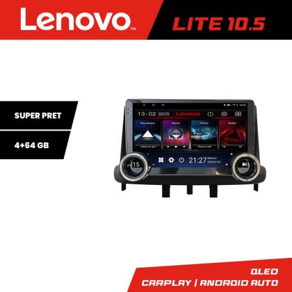 Navigatie Renault Megane 3 Fluence Kit-145 Lenovo  8 core 4+64 10.5 inch Incell 1K android Wifi 5Ghz gps internet