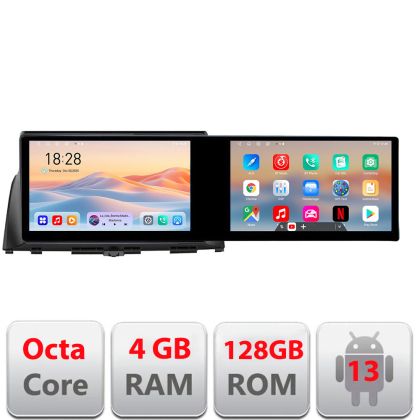 Navigatie KIA OPTIMA 2016- Manual Kit-345 Edotec 2 ecrane  8 core 4+128 21.6 inch Incell android Wifi 5Ghz gps internet a