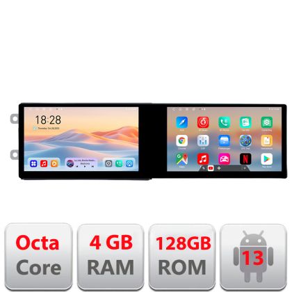 Navigatie Dacia dupa 2012 Kit-Dacia Edotec 2 ecrane  8 core 4+128 21.6 inch Incell android Wifi 5Ghz gps internet