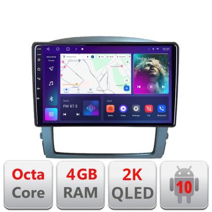 Navigatie Kia Sorento 2006-2009 Android Octa Core Ecran 2K QLED GPS 4G 4+32GB 360 KIT-sorento2002+EDT-E409-2K