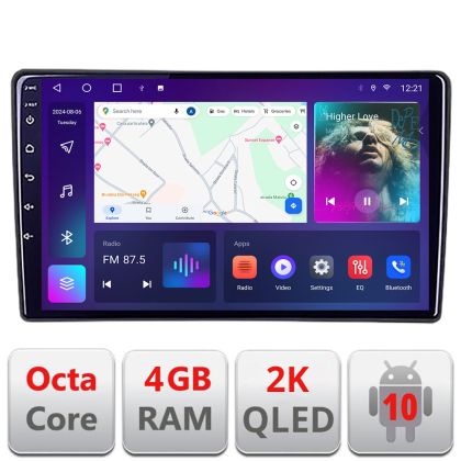 Navigatie Renault Trafic 2008-2012 Android Octa Core Ecran 2K QLED GPS 4G 4+32GB 360