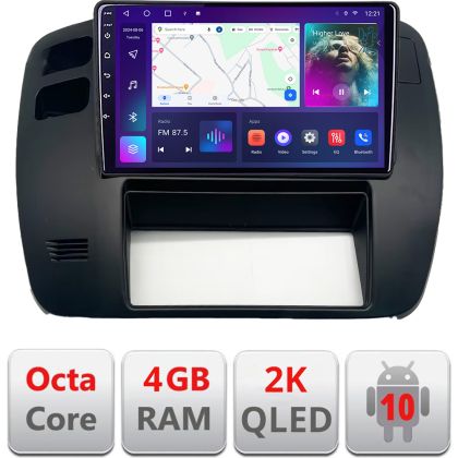 Navigatie Nissan Patrol 2000-2005 QLED 2K Octa core 4+32 DSP 360 Optic FHD internet gps radio carplay android auto kit-patrol-old+EDT-E409-2K