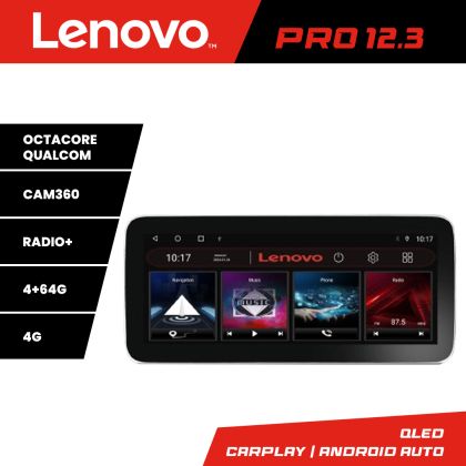 Navigatie Toyota Prius 2015- K-TY50 Lenovo PRO 4+64 12.3 inch qled android 4G DSP gps internet