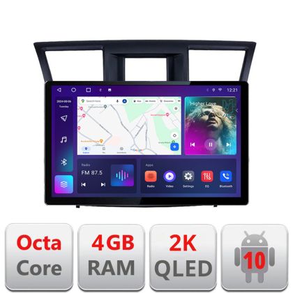 Navigatie Toyota Highlander 2007-2013 Qled 2K Octa Core 4+64 LTE 4G DSP Wifi 5Ghz android auto carplay radio gps internet EDT-E413-2K