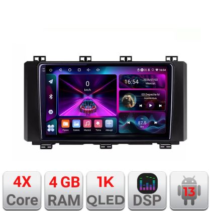 Navigatie Toyota Auris 2013-2018 Quad Core 4+64 InCell Display 1K Android Waze USB Navigatie Internet Youtube Radio