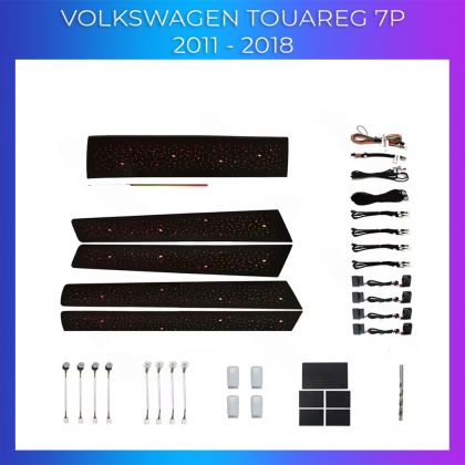 Lumini ambientale VW Touareg 7P 2011-2018 set complet control din sistemul original sau telefon