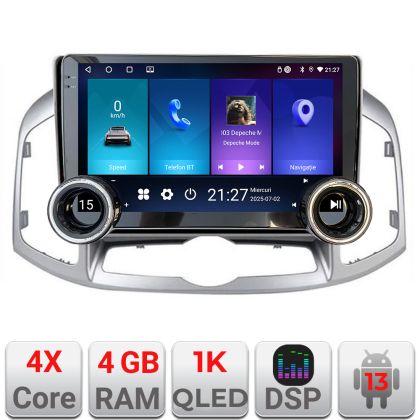 Navigatie Chevrolet Captiva 2012-2018 Manual Kit-109 Edotec  4+64 10.5 inch Incell 1K android Wifi 5Ghz gps internet  2