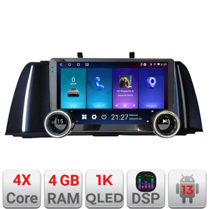 Navigatie BMW F10 NBT 2012-2016 Edotec 4+64 10.5 inch Incell 1K android Wifi 5Ghz gps internet