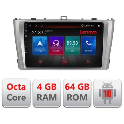 Navigatie Toyota Avensis 2009-2015 E-TY12 Octa Core cu Android Radio Bluetooth Internet GPS WIFI DSP 4+64GB 4G RESIGILAT