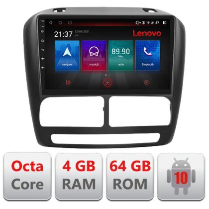 Navigatie Fiat Doblo 2010-2017 si Opel Combo 2010-2017 4+64 GB Octa Core LTE Android radio gps internet Kit-DOB v1 RESIGILAT