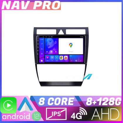 Navigatie Audi A6 Octa Core KIT 102 EDOTEC-LITE Android Ecran 720P Octa Core 8 128 Carplay