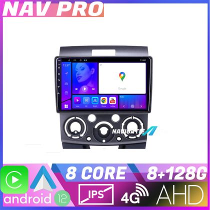 Navigatie Ford Ranger Mazda BT50 2007 2012 KIT RANGER EDOTEC-LITE Android Ecran 720P Octa Core 8 128 Carplay