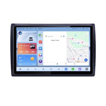 Navigatie dedicata Fiat Stilo N-STILO Edonav ecran 13" 1K 4+64 Android Waze USB Navigatie 4G 360 Toslink Youtube Radio KIT-sti