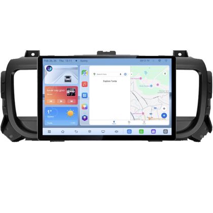 Navigatie dedicata Citroen Jumpy Toyota Proace Peugeot Traveller N-jumpy16 Edonav ecran 13" 1K 4+64 Android Waze USB Navigatie